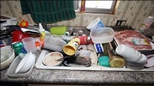 Dirty dishes could mean child neglect