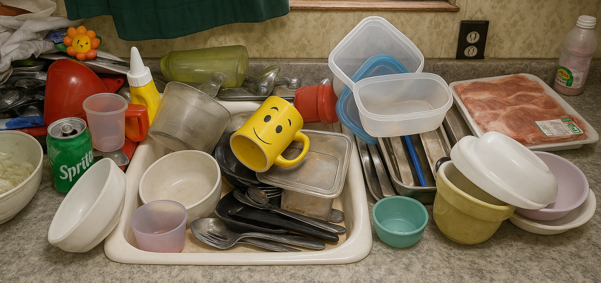 dirty dishes